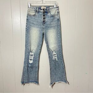 HARPER HERITAGE Women's Jeans High Rise Crop Flare Size 28